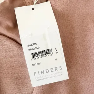 Finders Keepers NWT Soft Pink Blush Chances One Shoulder Long Split Sleeve Dress Medium thumbnail 7