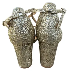 Badgley Mischka Jewel Cook Metallic Glitter Evening Shoe Formal Wedding Cocktail thumbnail 4