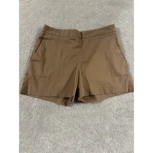 Everlane Khaki High‎ Waist Size 6 Side Zip up Shorts Pockets thumbnail 2