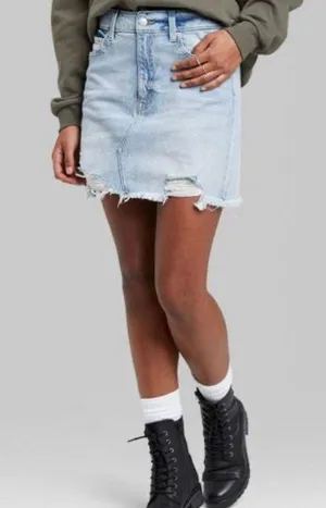 Wild Fable Denim Skirt thumbnail 1