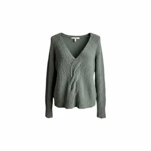 Kaisley Boutique Loose Knit Sweater‎ Size Large Sage Green thumbnail 2