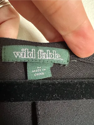Wild Fable Sleeveless Jumpsuit Black Womens Medium thumbnail 3