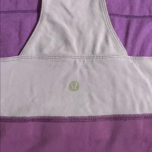 Lululemon Purple Racerback Tank Top Size 6 thumbnail 4