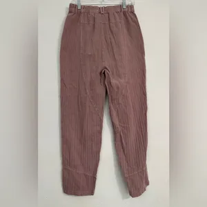 Free People Living in the City Seamed Pink Relaxed Pants thumbnail 9