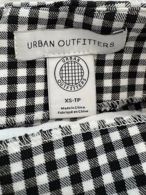 Urban Outfitters Black and White Gingham Mini Skirt thumbnail 3