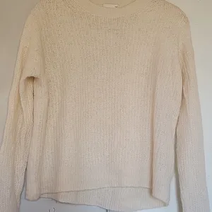 Aritzia Wilfred Alpaca & Wool Cozy Cream Sweater Size L thumbnail 4