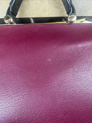 Furla Cortina Shoulder/Tote Bag in Burgandy and black thumbnail 4