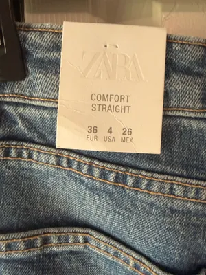 ZARA Jeans High-Rise Straight Leg thumbnail 3