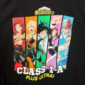My Hero Academia Class 1a Plus Ultra Anime Tshirt size XL thumbnail 2