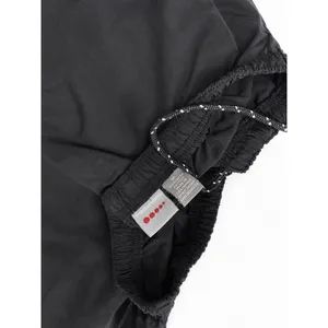 Vintage 90s ProSpirit Black Nylon Athletic Shorts Size M Drawstring Zip Pocket thumbnail 3