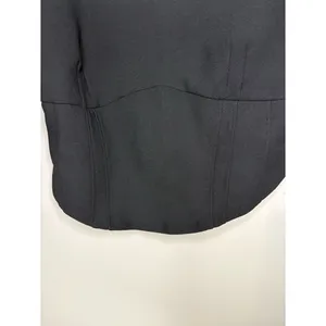Abercrombie & Fitch Black Long Sleeve Corset Crop Top M thumbnail 4