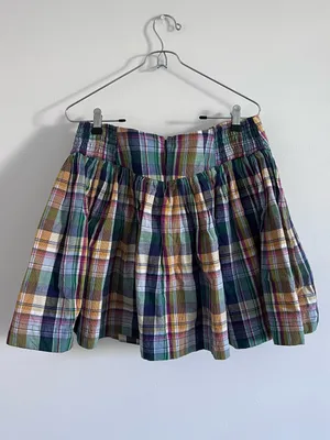 Maeve Anthropologie Plaid Mini Skirt Size M Preppy Y2K Cottagecore thumbnail 7