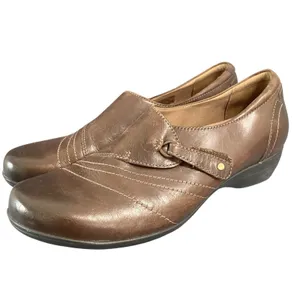 Dansko Franny Brown Loafer 39 8.5-9 Slip On Shoes Leather Adjustable Women's‎ thumbnail 2