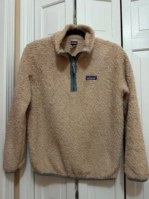 Patagonia Los Gatos 1/4-Zip Fleece Size XS Taupe thumbnail 2
