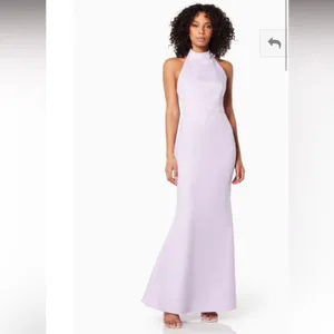 NWT Elliatt Estonia Purple Sheath Halter Dress (great for prom) thumbnail 2