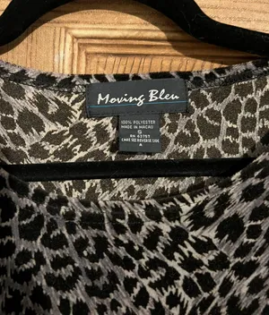Velvet Cheetah Top Multi thumbnail 2