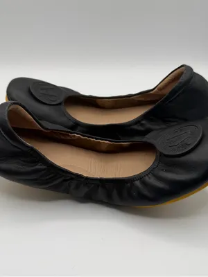 April Parker Perfect Flat Womens 8 Black Leather Ballet Flats Comfort Shoes thumbnail 5