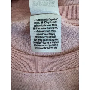 PINK Victoria's Secret Cozy Crewneck Sweatshirt - Pale Pink thumbnail 5