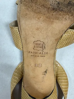 Pancaldi for Diane B Vintage Style Slingback Heels‎ - Size 8. thumbnail 12