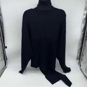 Zara Black Turtleneck Sweater with Tie Detail thumbnail 5