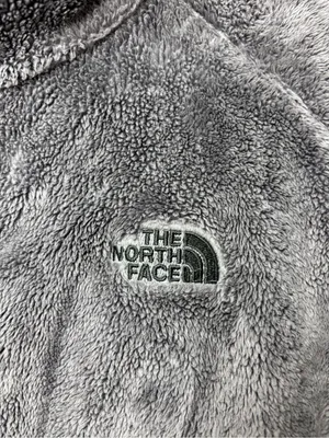 The North Face Women's Gray Plush Full-Zip Teddy Osito fleece Jacket‎ Size M thumbnail 7