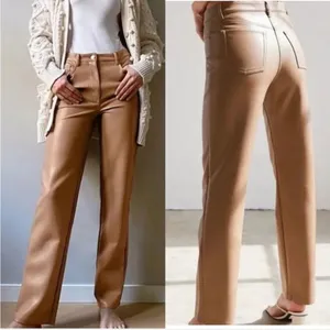 Wilfred The Melina Pant Shitake Vegan Leather Pants Size 4 thumbnail 3