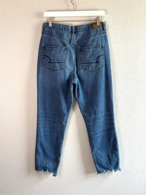 AE Distressed Mom Jeans thumbnail 2