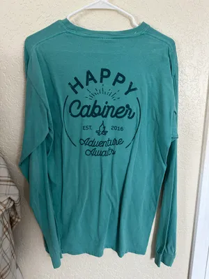 Comfort Colors Long Sleeve Teal Shirt thumbnail 4
