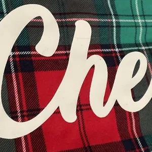 Joyspun Womens Red Plaid Cheers Christmas Pajama Set Jogger PJs Medium Holiday thumbnail 14