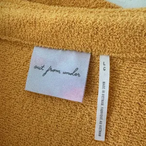 Out From Under Urban Outfitters Mustard Yellow‎ Terry Oversized Pullover Top thumbnail 6