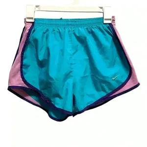 Nike Dri Fit Turquoise Purple And Pink Shorts thumbnail 2