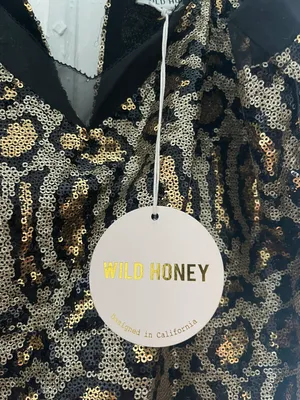 Wild Honey Sequin Leopard Mini Dress thumbnail 5