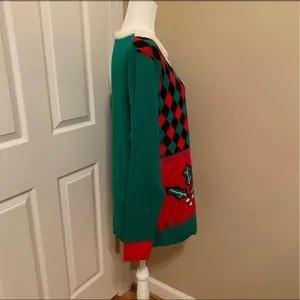 Christmas Ugly pullover sweater Size L Size L thumbnail 3