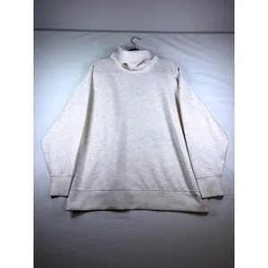 All in Motion Airy‎ Sleek Funnel Neck Pullover Oatmeal Heather Womens Medium NEW thumbnail 2