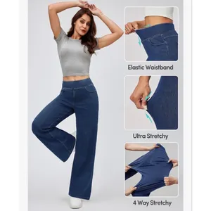 NEW Y2K Bell Bottom Jeans Stretchy Flare Pull on Jeans 24/29” thumbnail 3