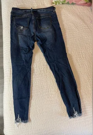SONG High Rise Ripped Skinny Jeans thumbnail 3