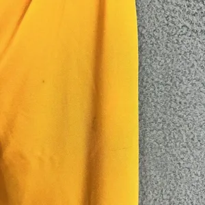 Gypsies & moondust wide leg pants womens large yellow high rise belted boho glam thumbnail 5