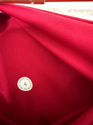Lululemon Fast and Free Tight 28" *Non Reflective‎ Dark Red Womens Size 4 thumbnail 6