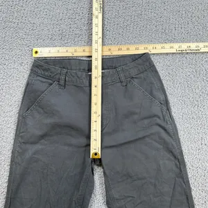 Carhartt Womens Carpenter Work Pants 14 28x28 Gray Canvas Stretch Utility Cotton thumbnail 4