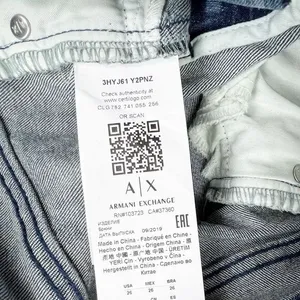 AX Armani Exchange J61 Super Skinny Capri Chevron Jeans Size‎ 26 NEW thumbnail 8