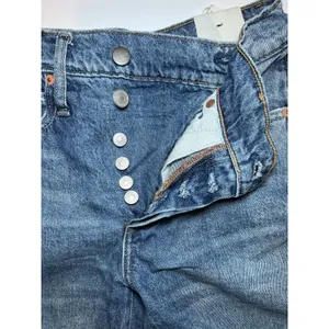 We The Free Boomerang High Rise Bermuda Denim Shorts Women’s Size 24 Blue thumbnail 8