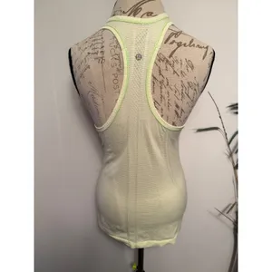 Lululemon Swiftly Tech‎ Racerback Tank Top Lime Green Citron Size 8 Seamless thumbnail 3
