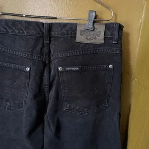 Vintage Y2K Harley Davidson size 15/L black jeans. thumbnail 4