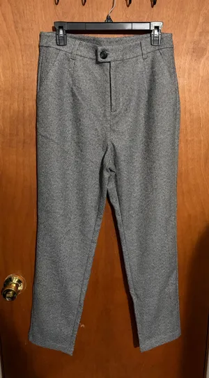 AHA Selected Herringbone Harem Suit Pants Gray Size L thumbnail 1