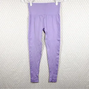 Set Active Light Purple Seamless High Rise Leggings‎ thumbnail 2