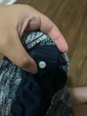 Size 10 Hotty Hot low rise shorts in the color digital oasis thumbnail 4