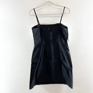 Hutch Serena Formal Cocktail Bow A Line Mini Dress White Black 14 thumbnail 4
