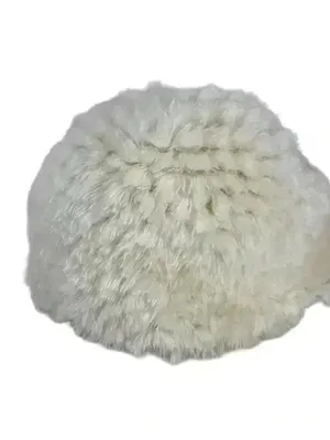 Vintage Hat Hansen Faux Fur White Winter Made In The Usa Adjustable Cap thumbnail 10