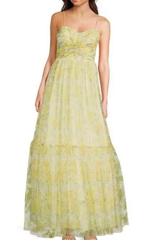 Dillard's Dress Prom Yellow thumbnail 1