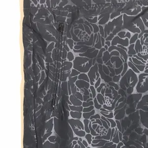 Orvis Womens Lightweight Rose Embossed Skort Shorts‎ Elastic Waist Black Size M thumbnail 3